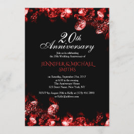 Convite de Aniversário de Casamento com Diamante V