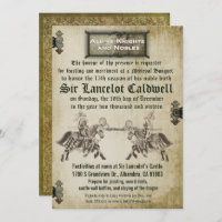 Convite de Aniversário de Casamento da Renascença 