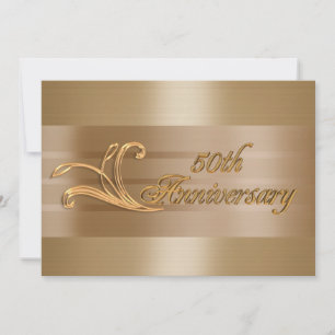 convite de aniversário de casamento de 50 anos dou