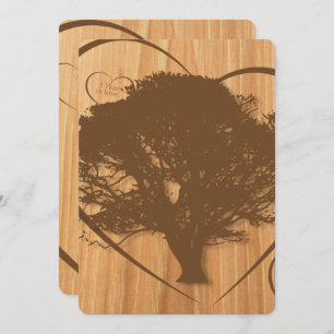 Convite de Aniversário de Casamento de 5 de Árvore