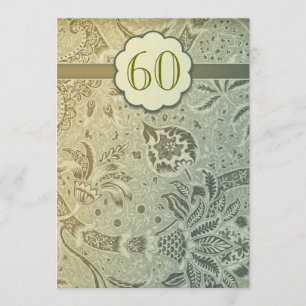 convite de aniversário de casamento de 60 anos com