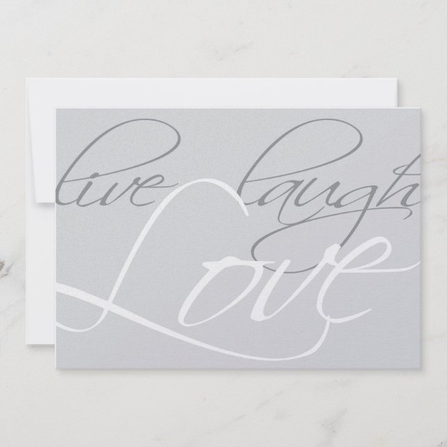 Convite de Aniversário de Casamento de Prata (Frente)