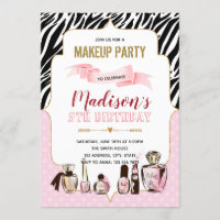 convite de aniversário de composição do glamour
