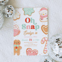 Convite de aniversário de cozinheiros de Natal