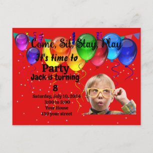 Convite de Aniversário de Crianças