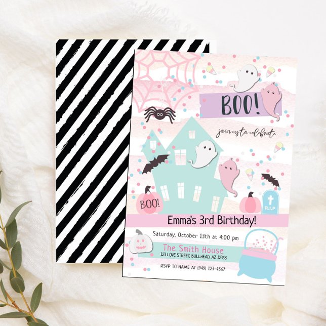 Convite de Aniversário de Crianças para Festa Past (Criador carregado)