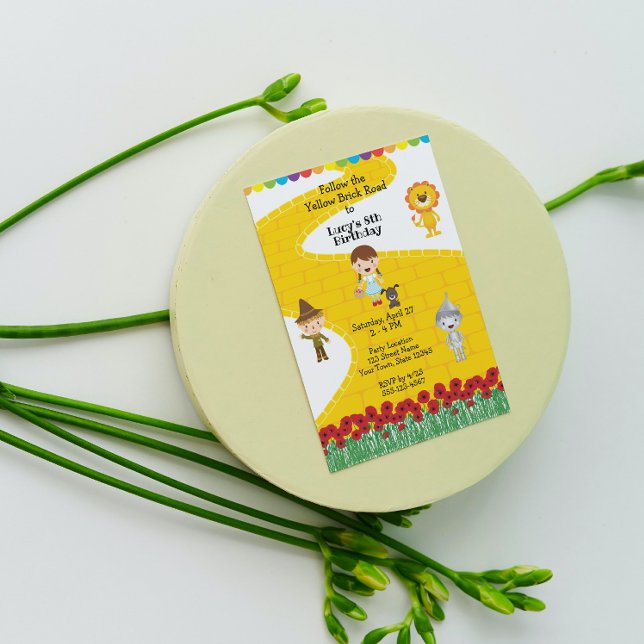 Convite de aniversário de Cute Oz (Criador carregado)