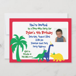 Convite de Aniversário de Din0-mite