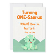 Convite de Aniversário de Dinossauro