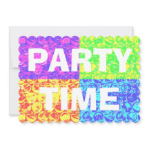 convite de aniversário de enrolamento de bolhas de