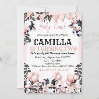 Convite de aniversário de Fazenda