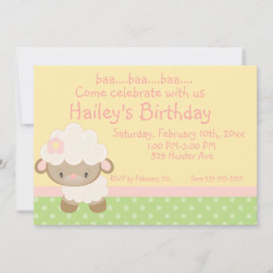 Convite De Aniversário De Fazenda De Feijão