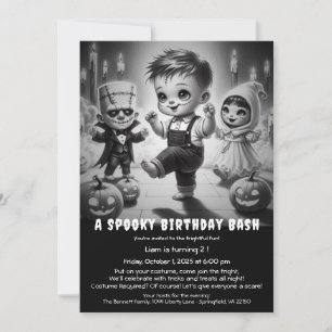 Convite de Aniversário de Festa à Fantasia de Hall