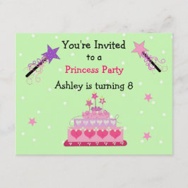 Convite de Aniversário de Festa da Princesa