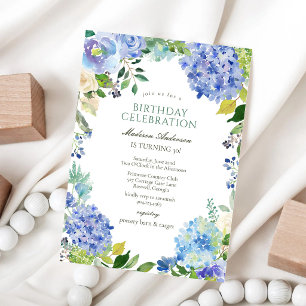 Convite de Aniversário de Flor Silvestre Floral Mo