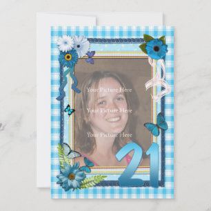 convite de aniversário de fotos de 21 ruas