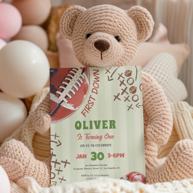 Convite de aniversário de futebol (Criador carregado)