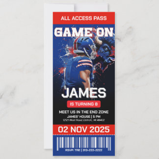 Convite de aniversário de futebol: Download digita