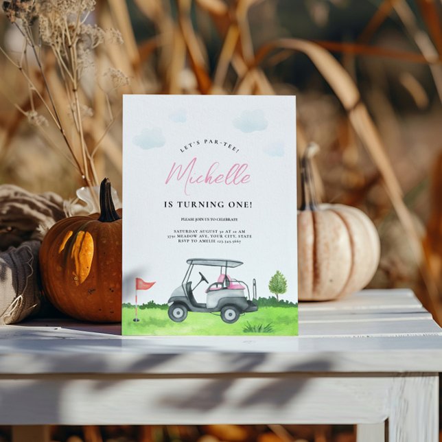 Convite de Aniversário de Golfe (Criador carregado)