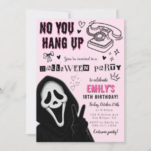 Convite de Aniversário de Halloween