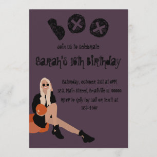 Convite de Aniversário de Halloween