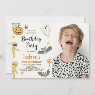 Convite de Aniversário de Halloween Pumpkin Patch 