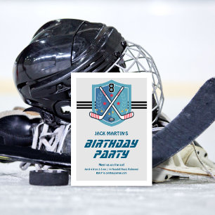 Convite de Aniversário de Hockey