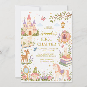 Convite de Aniversário de Menina do Primeiro Capít