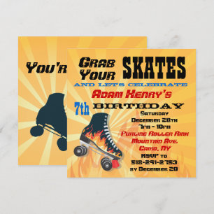 Convite de aniversário de navegação do cilindro