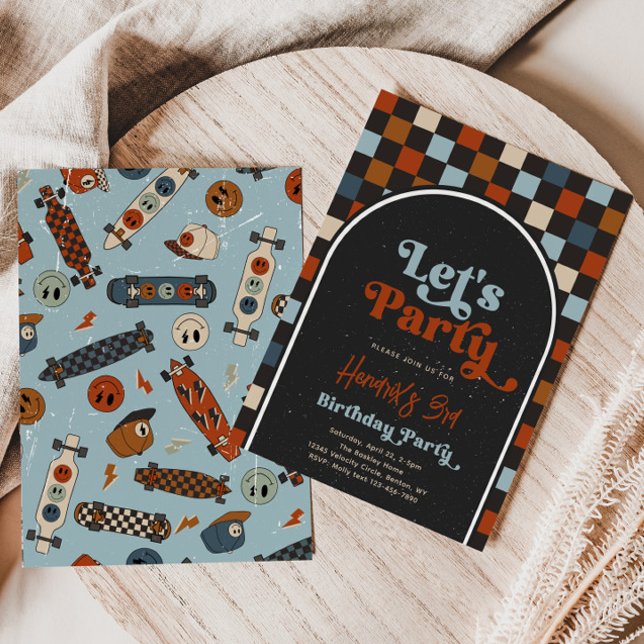 Convite de Aniversário de Outdoor do Partido do va (Criador carregado)