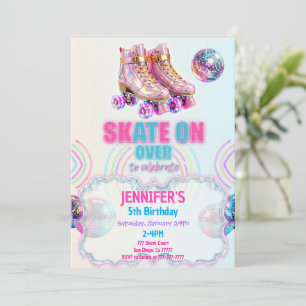Convite de Aniversário de Patinação no Gelo