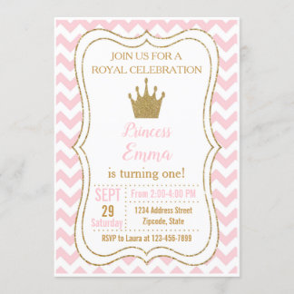 Convite de Aniversário de Princesa, Convite de Pri