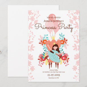 Convite de Aniversário de Princesa, Convite de Pri