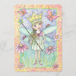 Convite de Aniversário de Princesa Fada para Menin