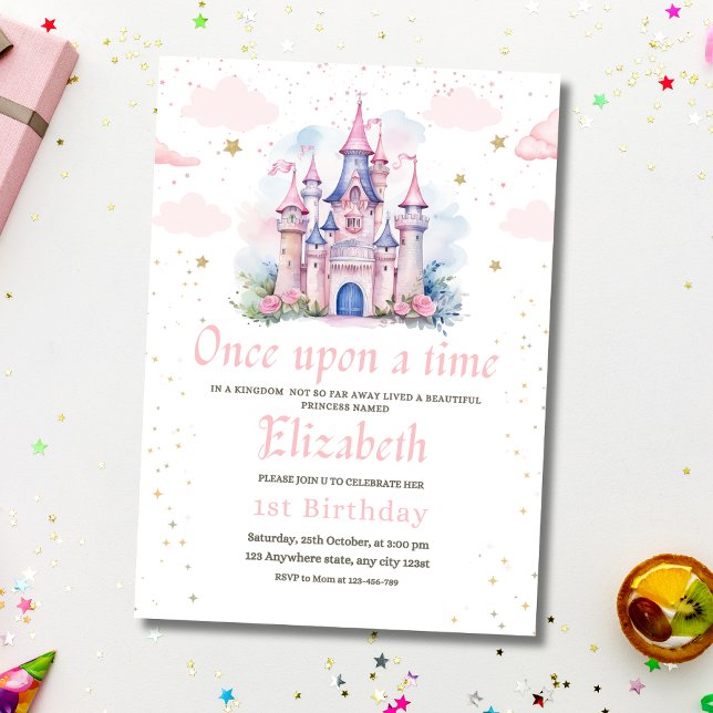 Convite de aniversário de princesa, Pequena Prince (Criador carregado)