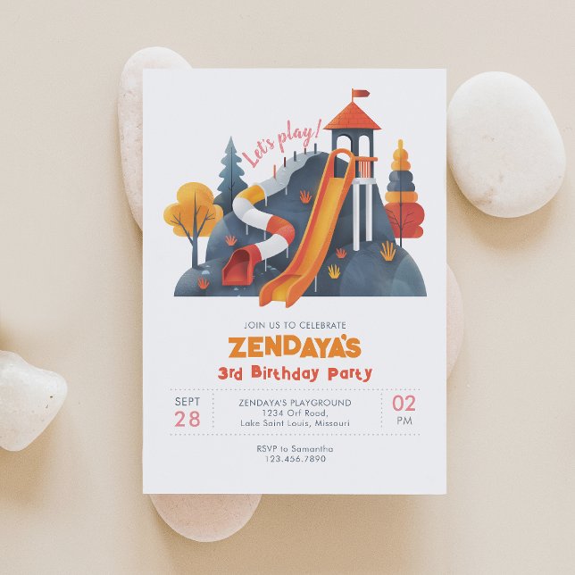 Convite de aniversário de Reprodução de vamos (Criador carregado)