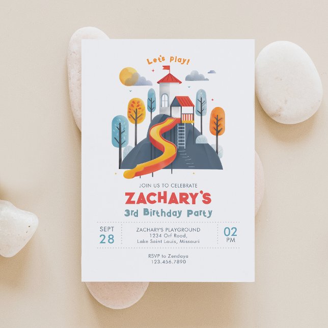 Convite de aniversário de Reprodução de vamos (Criador carregado)