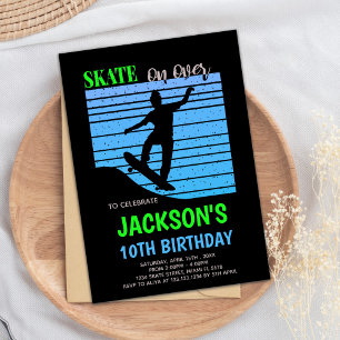 Convite de aniversário de skate, Convite para Ska