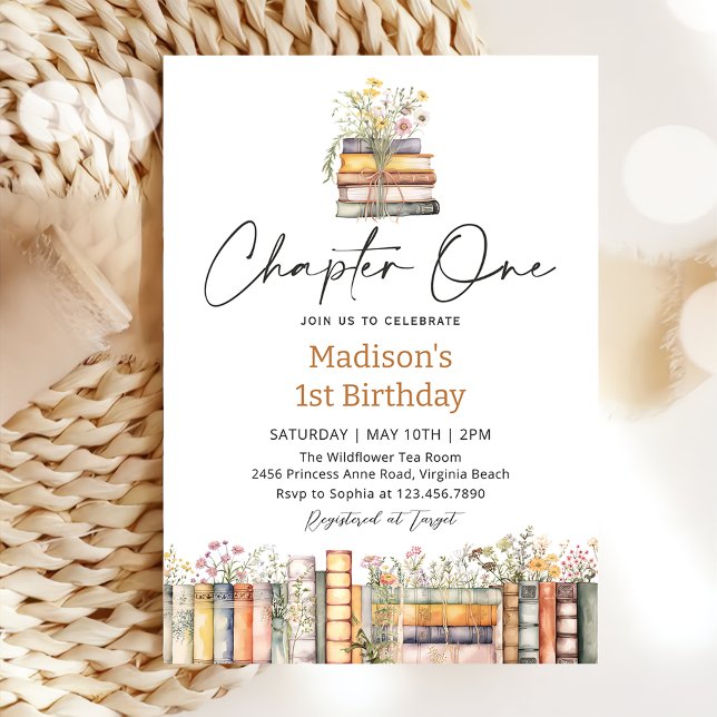 Convite de aniversário de Storybook (Criador carregado)