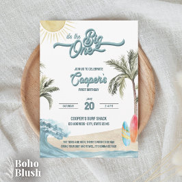 Convite de Aniversário de Surf O Grande
