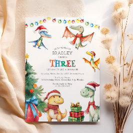 Convite de Aniversário de Terceiro Aniversário de
