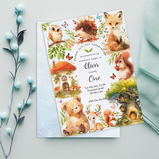 Convite de Aniversário de Um Menino Selvagem de Fl (Criador carregado)