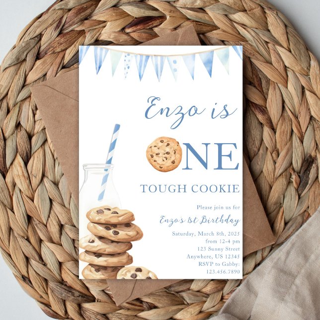 Convite de Aniversário de Uma Biscoita Durona (Criador carregado)
