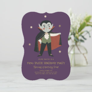 Convite de Aniversário de Vampirozinho Fantástico