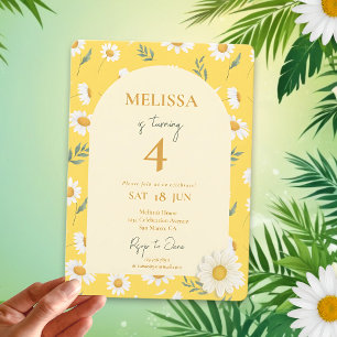 Convite de Aniversário de Verão de Margarida Editá