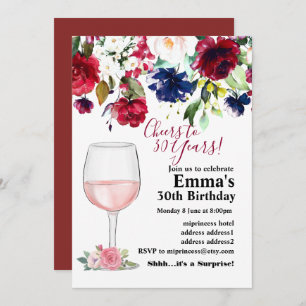 Convite de aniversário de vinho, Idade para Perfei