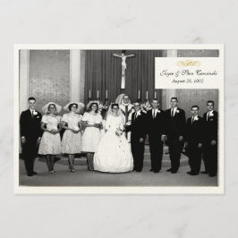 Convite de aniversário de Vintage