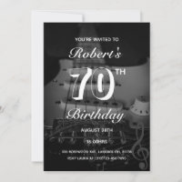 Convite de aniversário de Violão Acústico