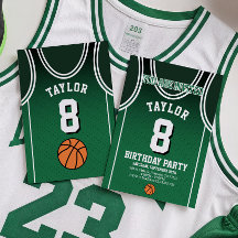 Convite de aniversário desportivo