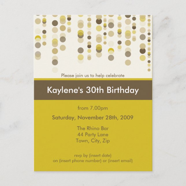 CONVITE DE ANIVERSÁRIO: discotek 6 (Frente)